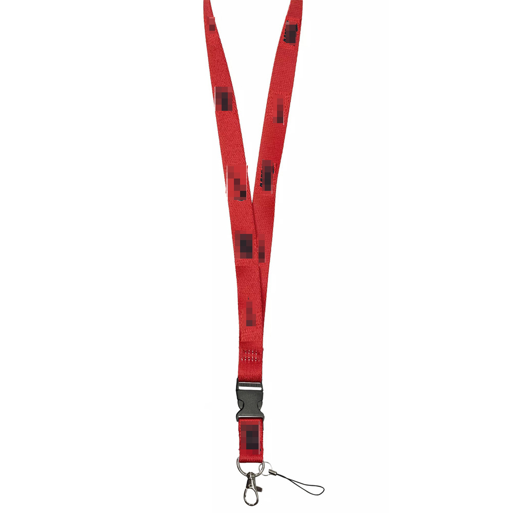 Strap Lanyard Red Black (12pcs/Pack)